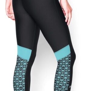 Under Armour Black and Blue Performance Leggings